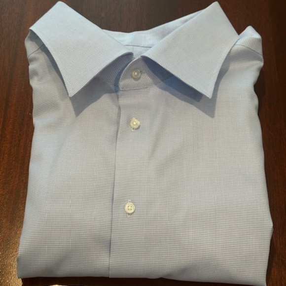Thomas Mason from Proper Cloth Custom Non-Iron Shirt-Houndstooth 2025 sz 20.6 - Picture 5 of 5